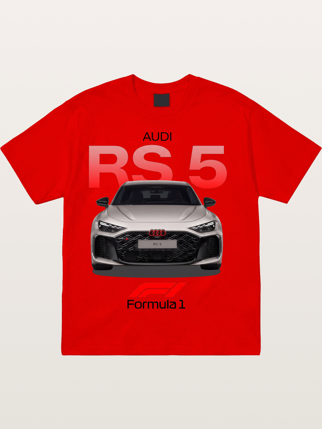 Audi RS5 F1 Inspired Poster Cotton T-shirt