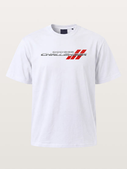 Metallic Challenger Strip Logo Gildan T-shirt