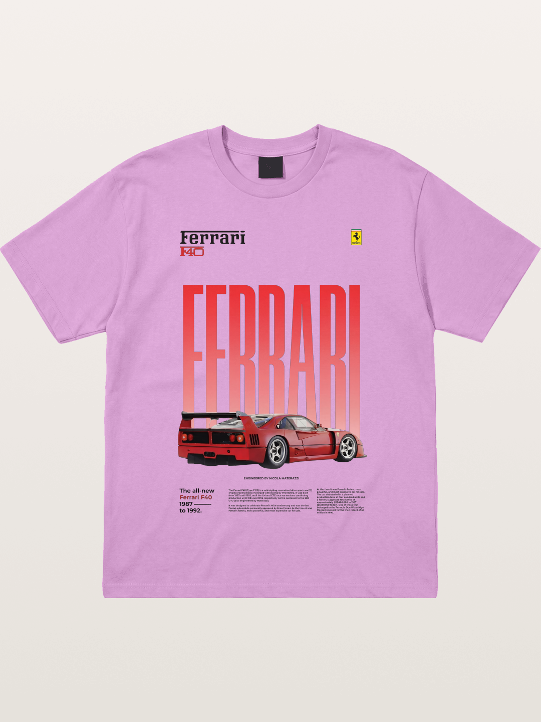 Gradient Red Gildan T-shirt