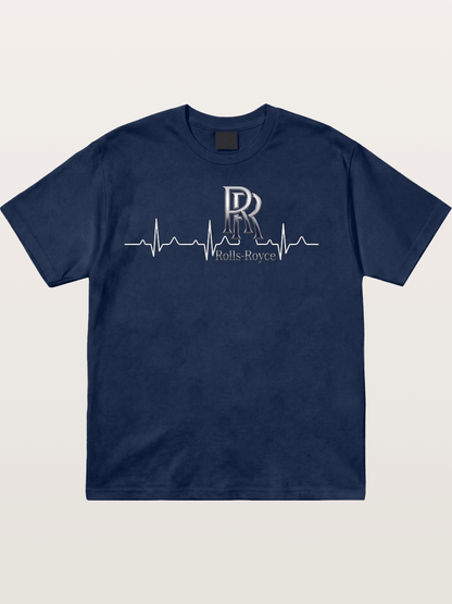 Rolls-Royce Heartbeat Line Cotton T-shirt