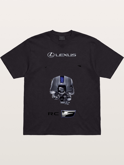 RC F Engine Outline Poster Gildan T-shirt