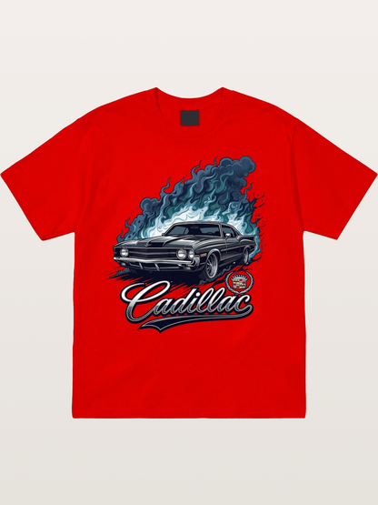Smoke Burst Luxury Sedan Cotton T-shirt