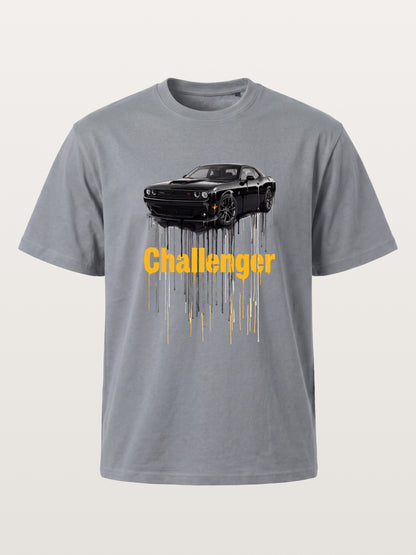 Drip Paint Challenger Poster Gildan T-shirt