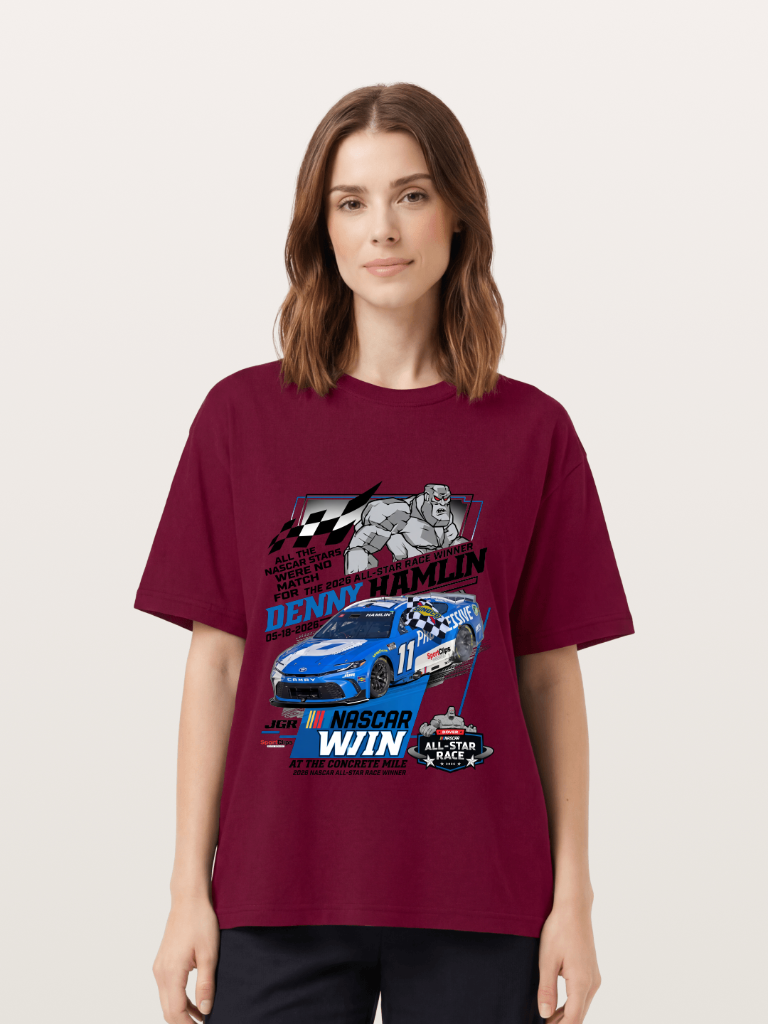 Denny Hamlin #11 2026 All-Star Win Gildan T-shirt