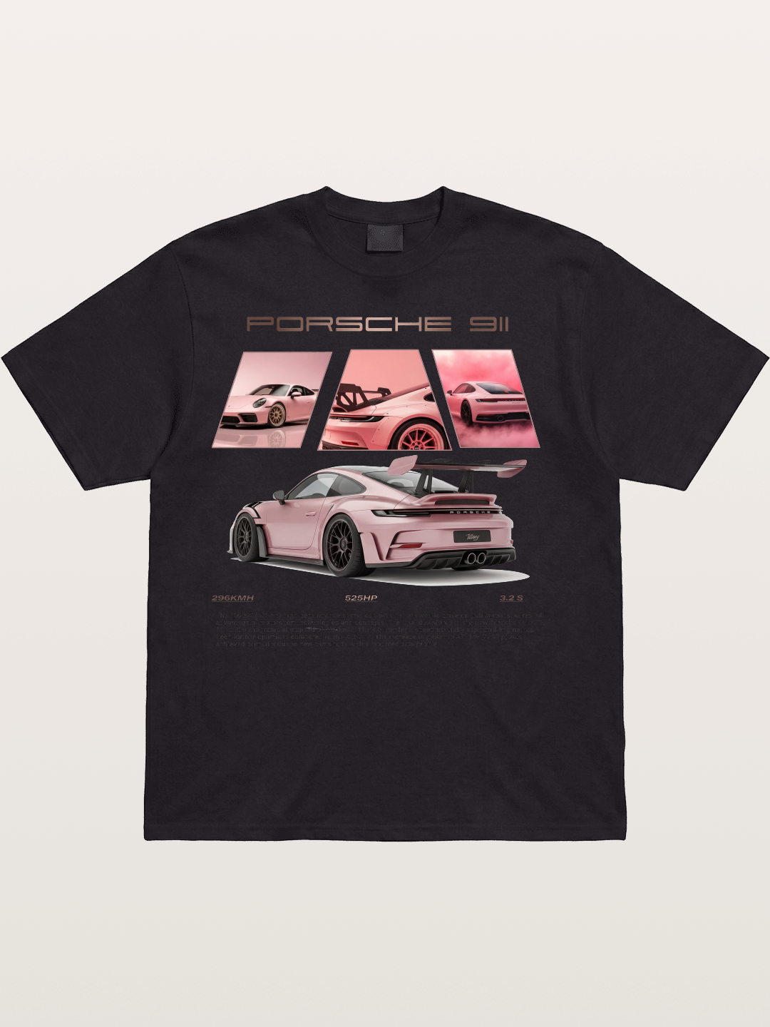 Pink Widebody Cotton T-shirt