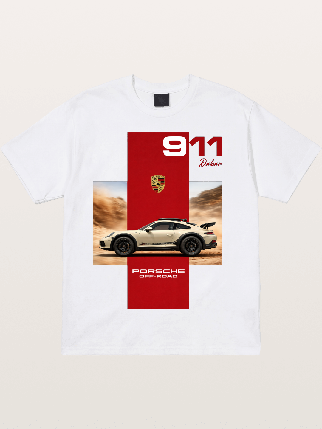 Porsche 911 Offroad Safari Style Cotton T-shirt