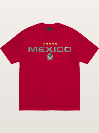 Mexico Football Retro Logo Gildan T-shirt