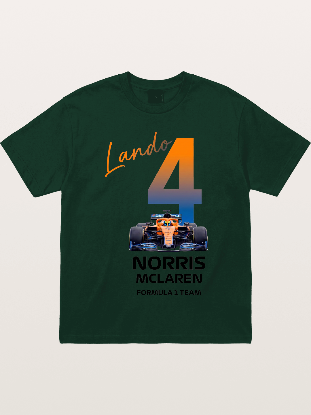 Lando Norris McLaren 4 Graphic Gildan T-shirt