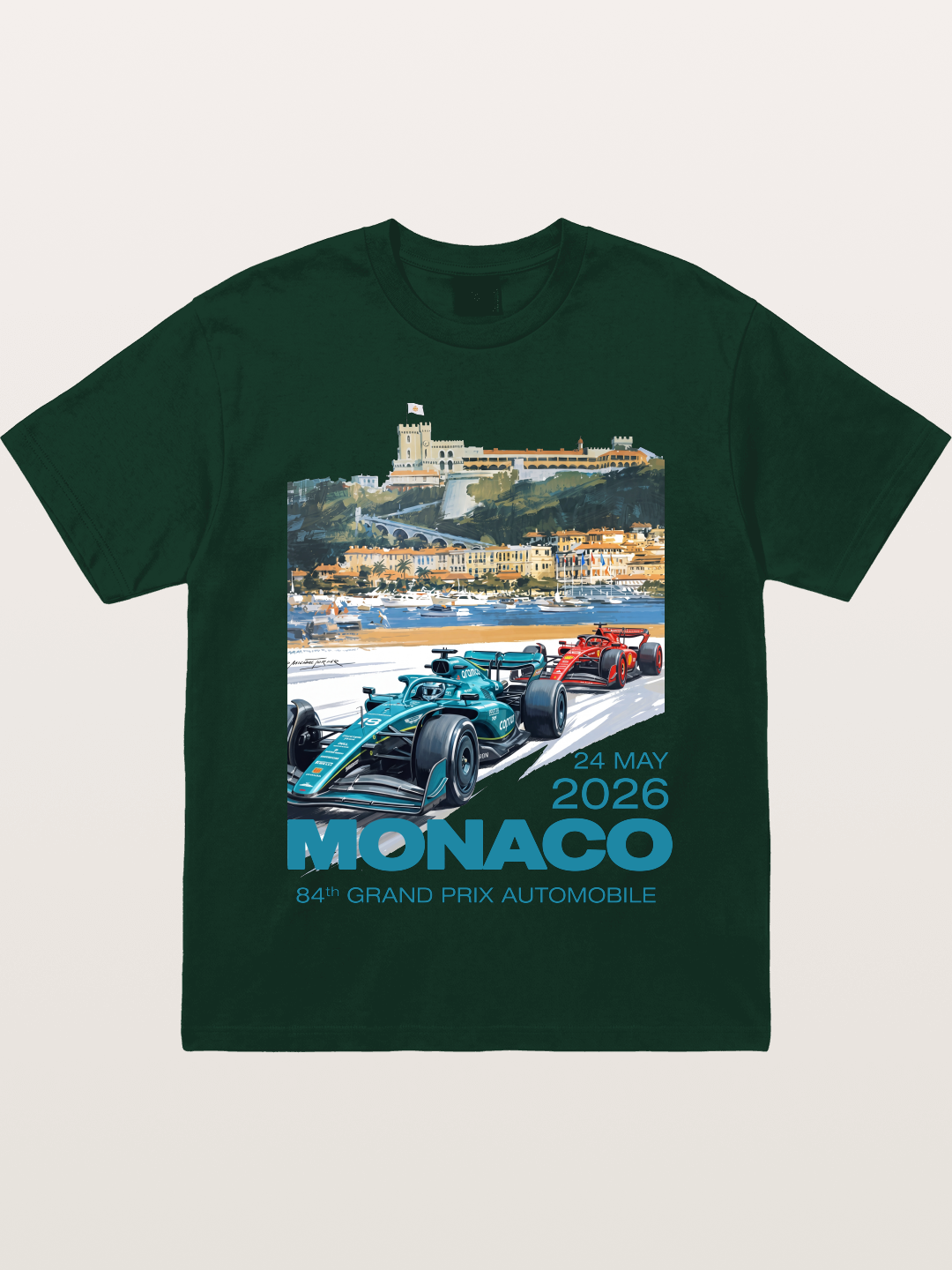 2026 Monaco Grand Prix Race Cars Scene Gildan T-shirt