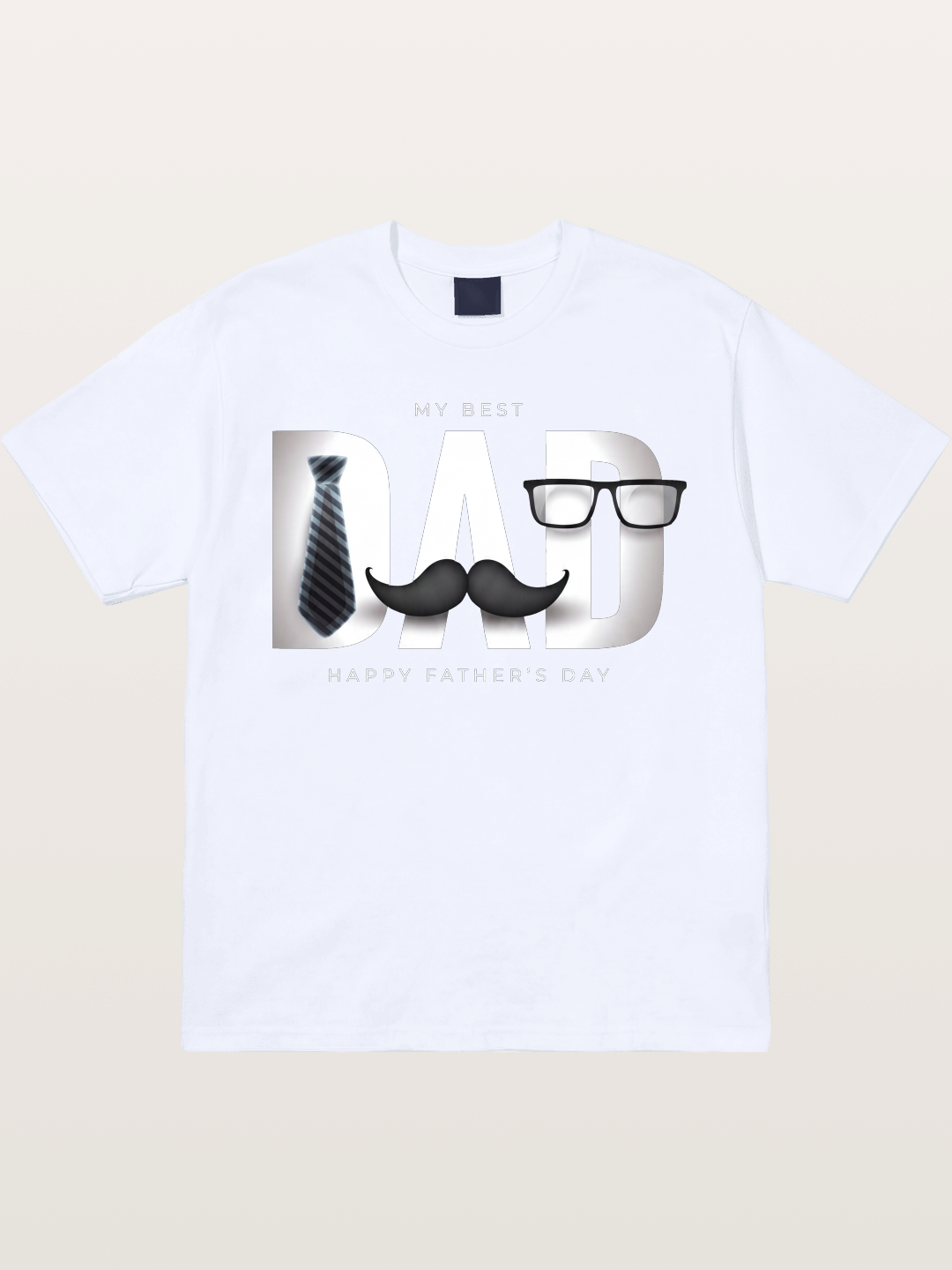 Gentleman Dad Tie Glasses Beard Gildan T-shirt