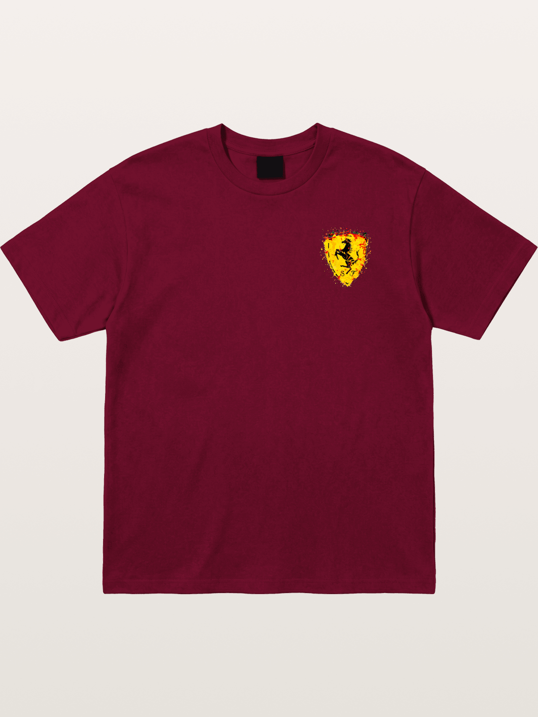 Ferrari Paint Splash Logo Gildan T-shirt