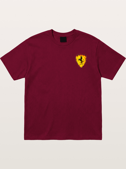Ferrari Paint Splash Logo Gildan T-shirt