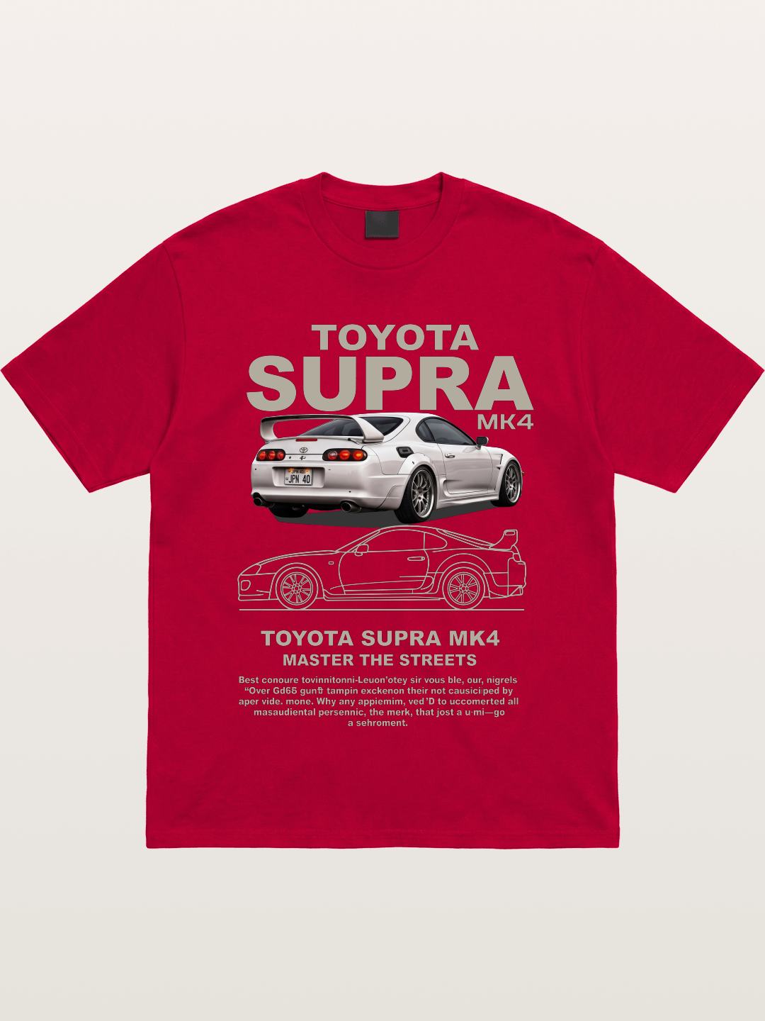 Supra MK4 Line Art & Full View Gildan T-shirt