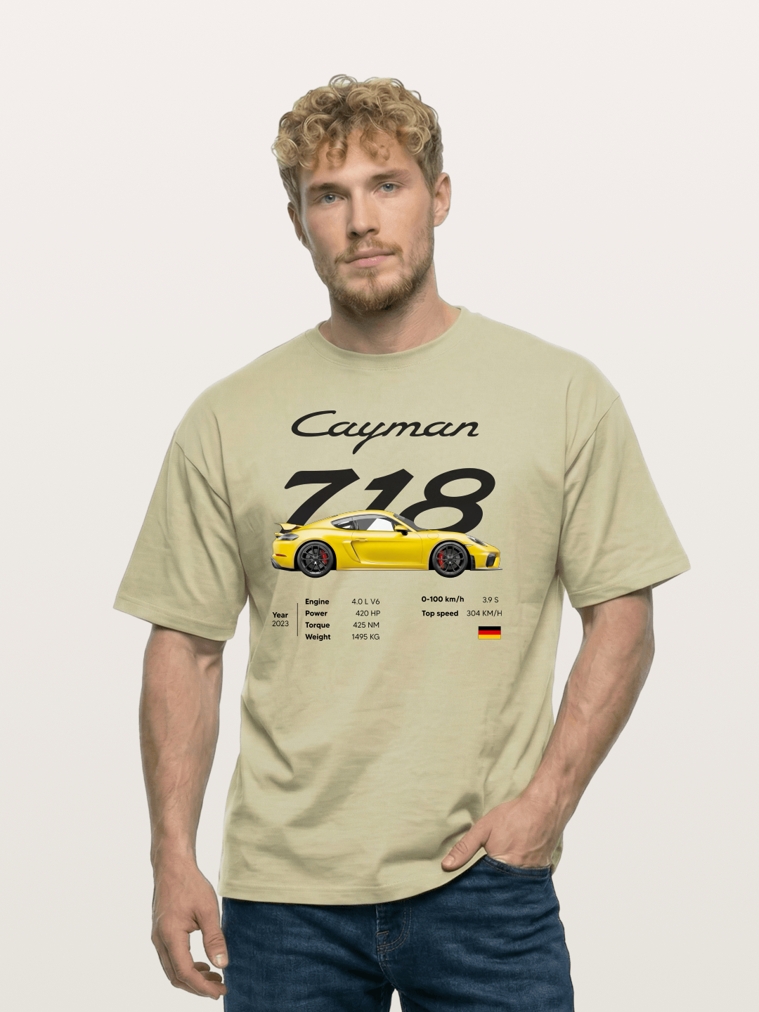 718 Porsche Vibe Cotton T-shirt