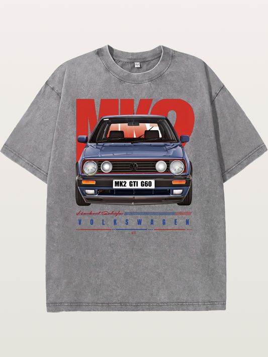 Volkswagen Golf MK2 GTI G60 Washed T-shirt