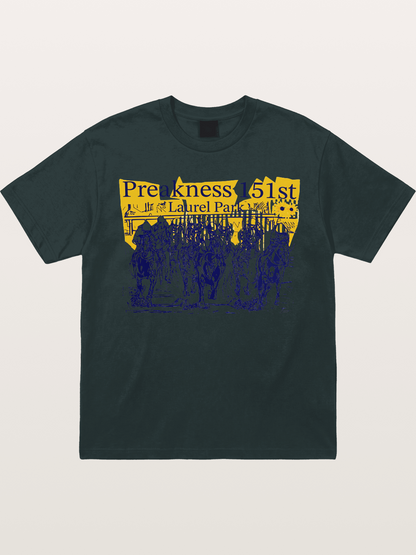 Preakness 151 Sketch Racing Art Gildan T-shirt