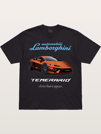Lamborghini Temerario Orange Sports Car Gildan T-shirt