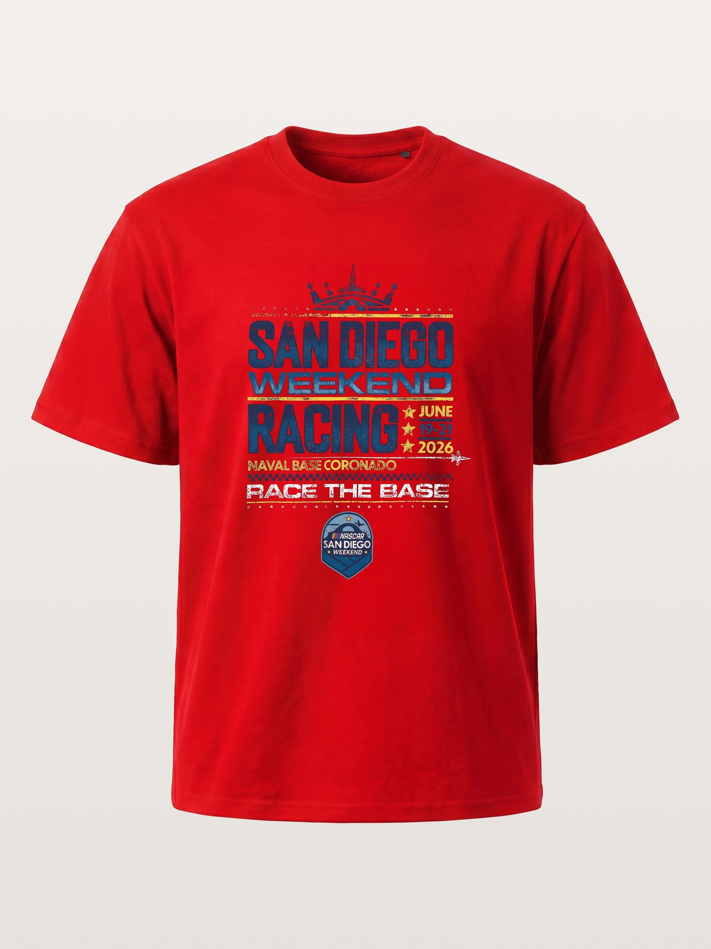 San Diego Racing Crown Layout Cotton T-shirt