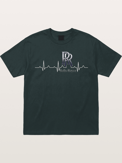 Rolls-Royce Heartbeat Line Gildan T-shirt