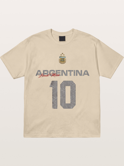 Argentina Messi 10 Retro Gildan T-shirt