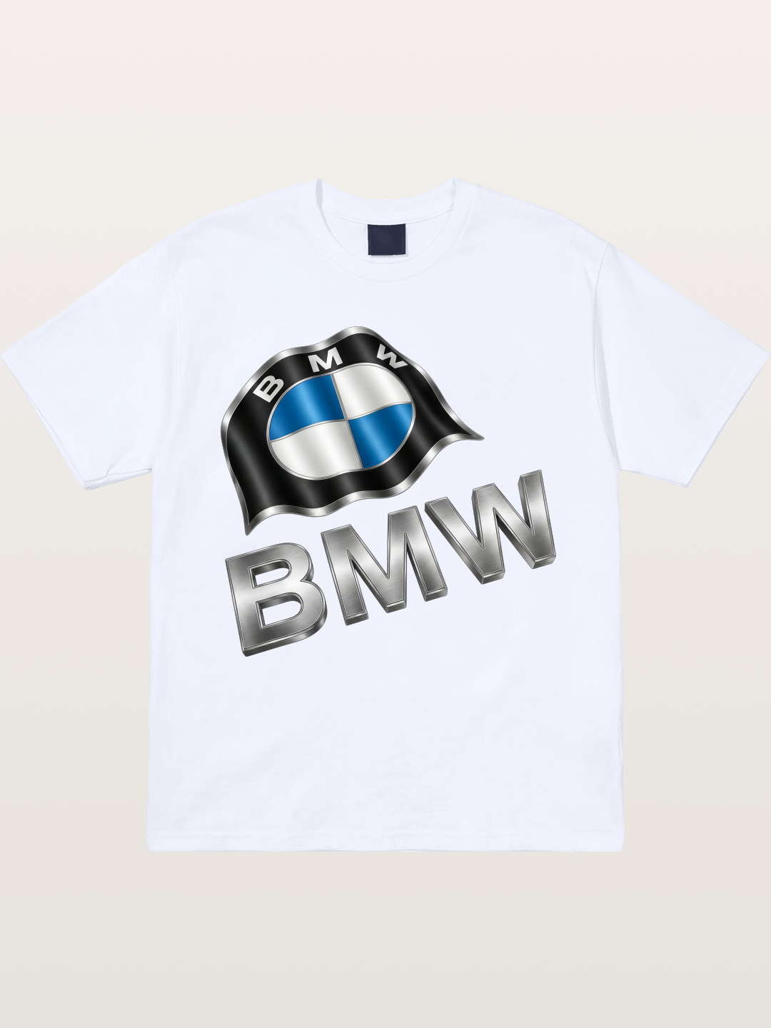 BMW Waving Flag Emblem Gildan T-shirt