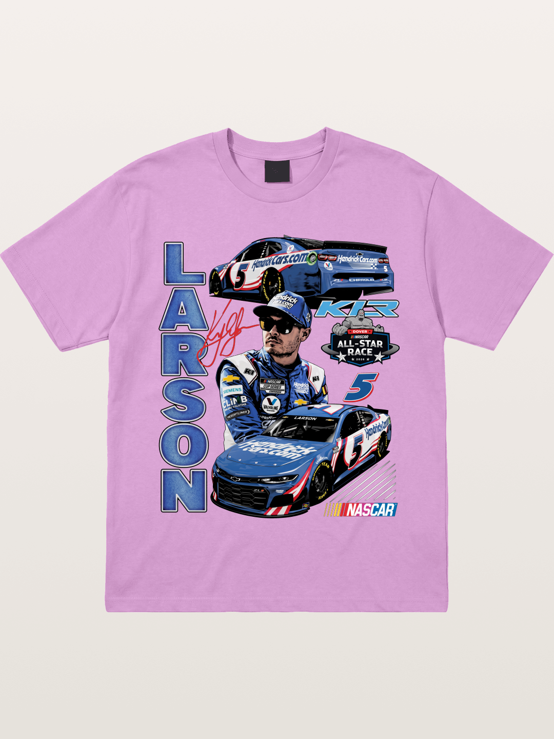 Larson All-Star Race Driver Collage Gildan T-shirt