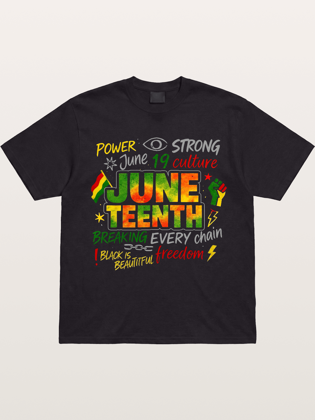 Juneteenth Breaking Every Chain Gildan T-shirt