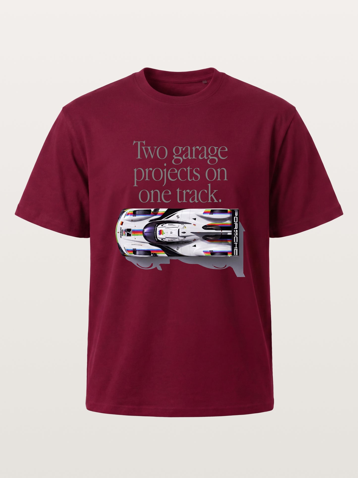 Le Mans Racer Two Garage Quote Gildan T-shirt
