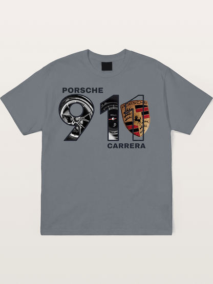 Porsche 911 Carrera Composite Logo Cotton T-shirt