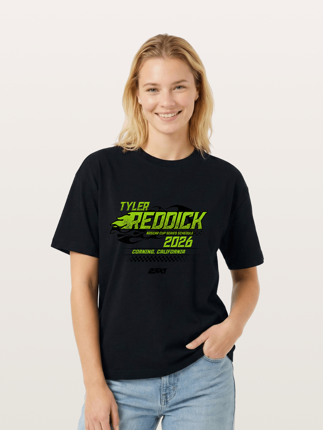 Tyler Reddick 2026 NASCAR Schedule Art Gildan T-shirt