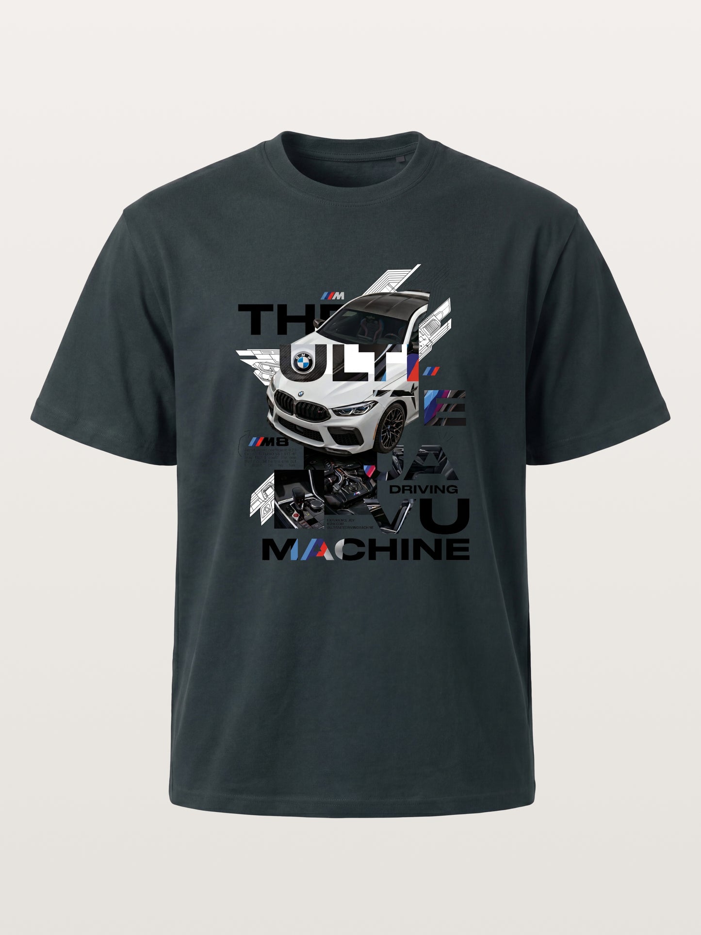 BMW M8 Tech Collage Poster Gildan T-shirt