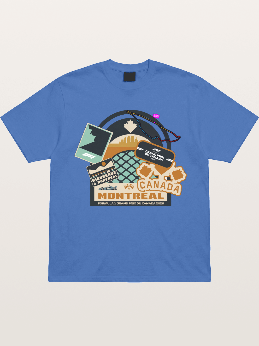 Montreal Canada GP 2026 Collage Gildan T-shirt