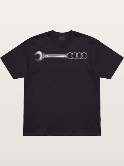 Audi Maintenance Wrench Art Cotton T-shirt