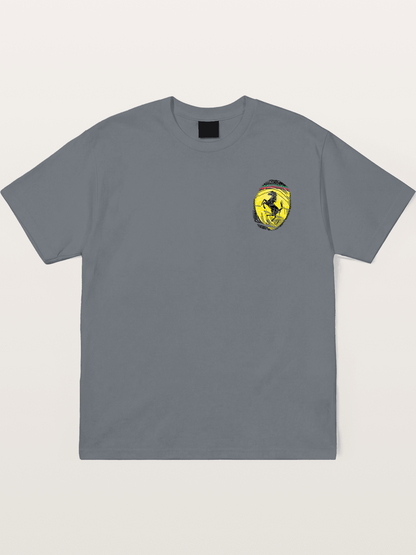 Ferrari Fingerprint Logo Cotton T-shirt
