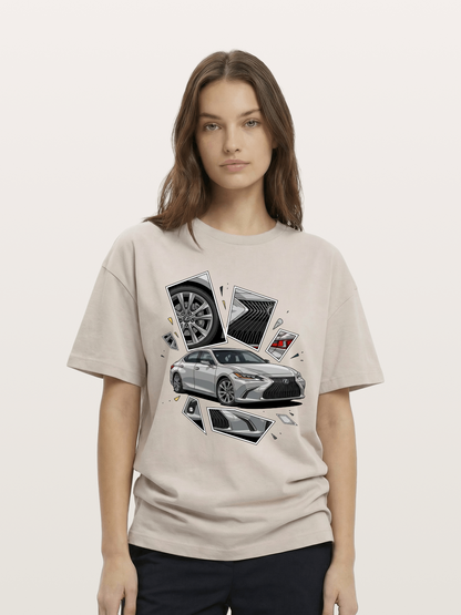 Lexus Sedan Exploded View Cotton T-shirt