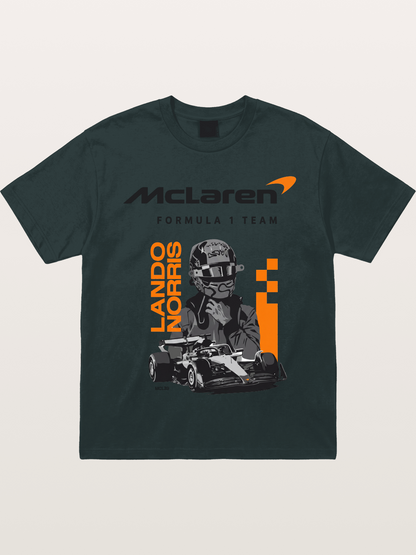 Lando Norris McLaren Portrait Gildan T-shirt