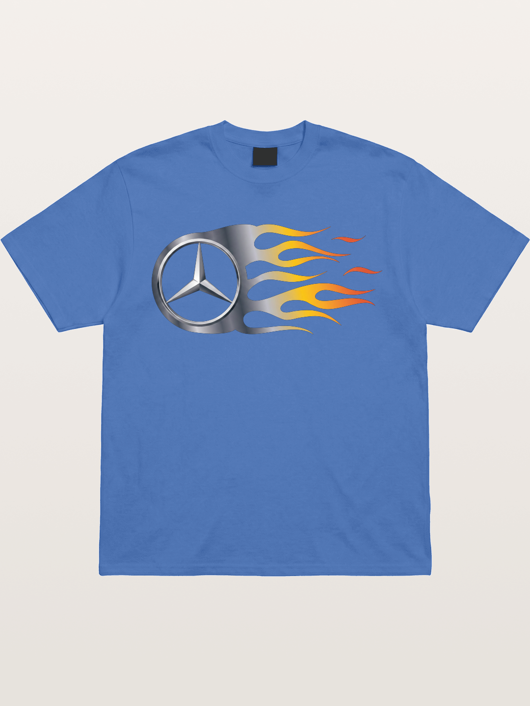 Mercedes Star With Flame Design Gildan T-shirt