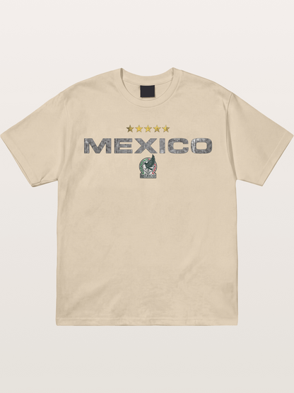 Mexico Football Retro Logo Gildan T-shirt