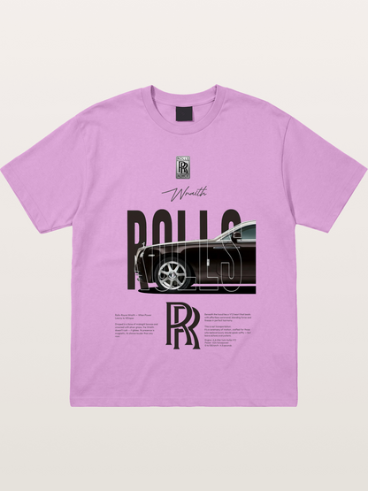 Rolls Royce Wraith Typography Gildan T-shirt