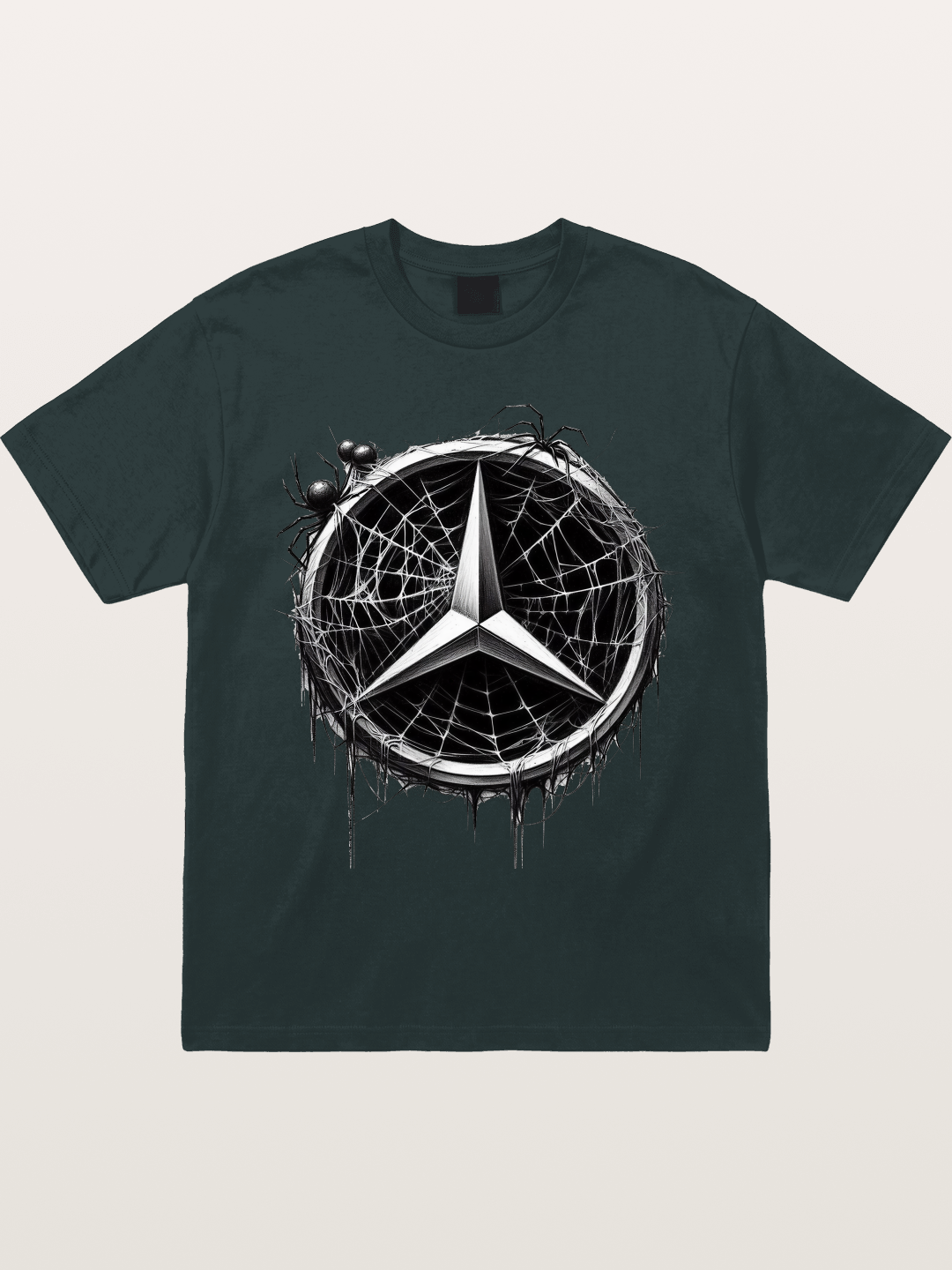 Mercedes Spider Web Logo Art Gildan T-shirt