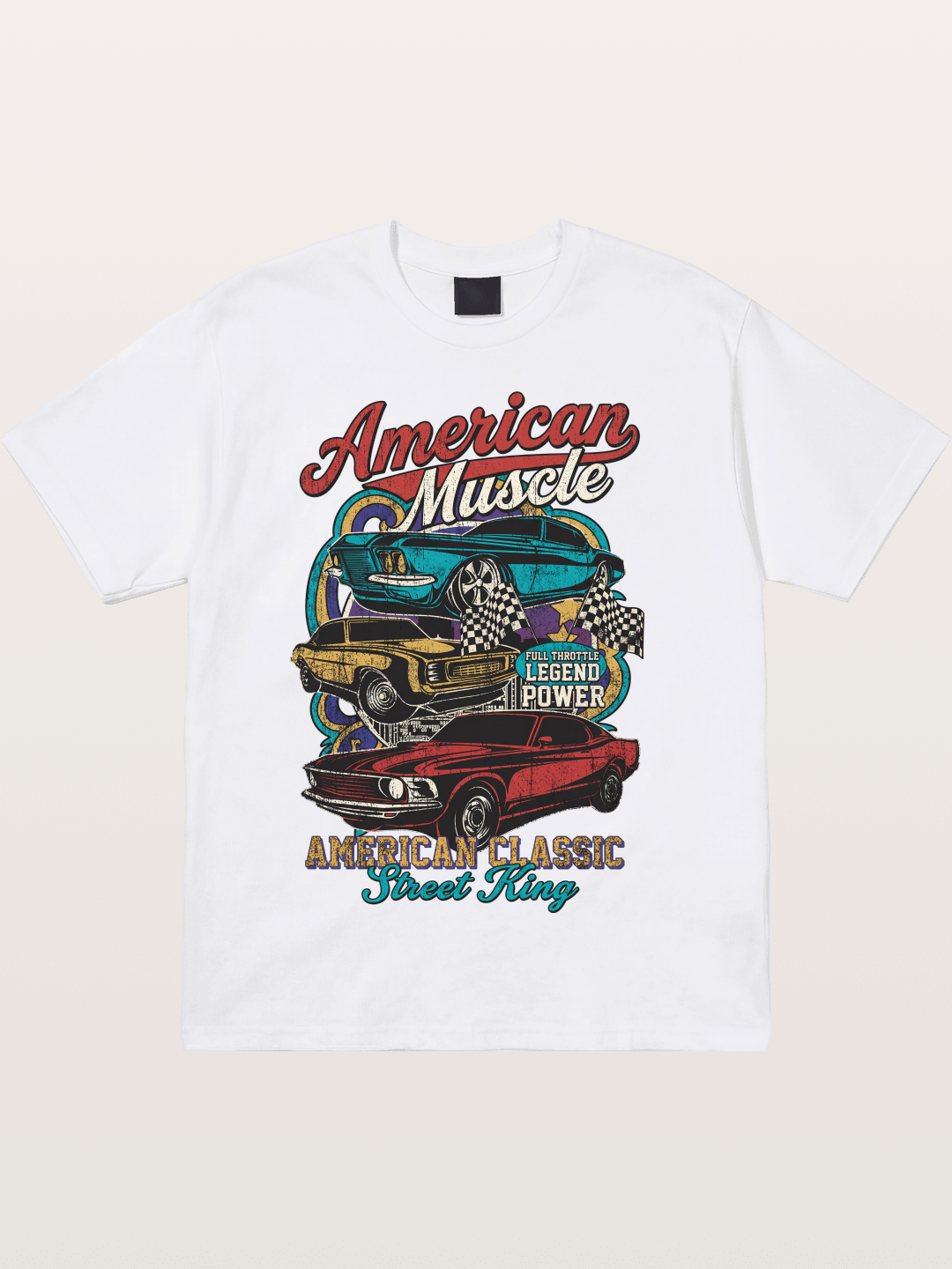 Mustang King Cotton T-shirt