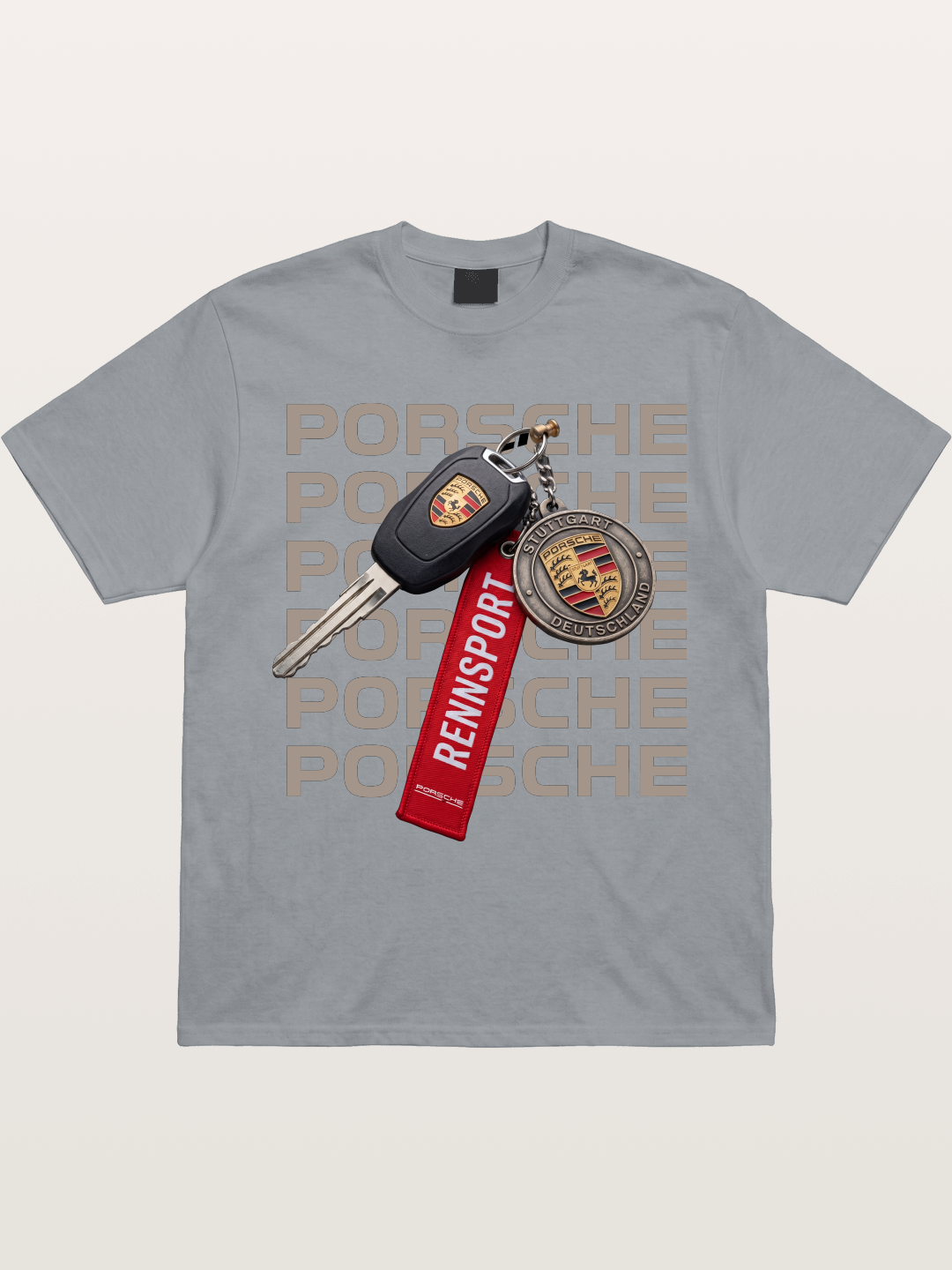 Porsche Key Rennsport Accessory Gildan T-shirt