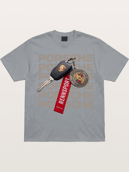 Porsche Key Rennsport Accessory Gildan T-shirt