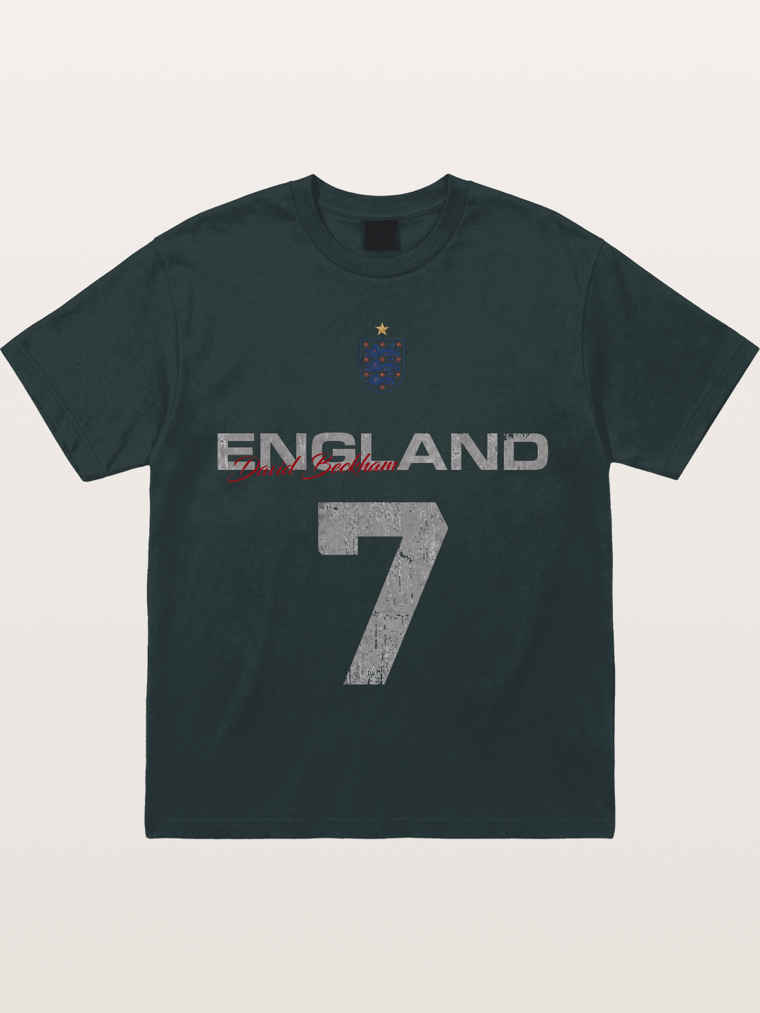 England Beckham 7 Vintage Gildan T-shirt