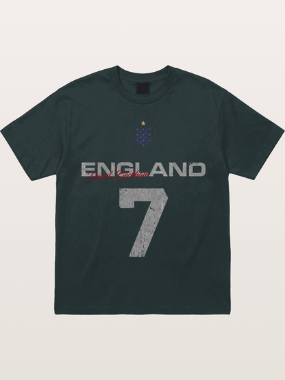 England Beckham 7 Vintage Gildan T-shirt