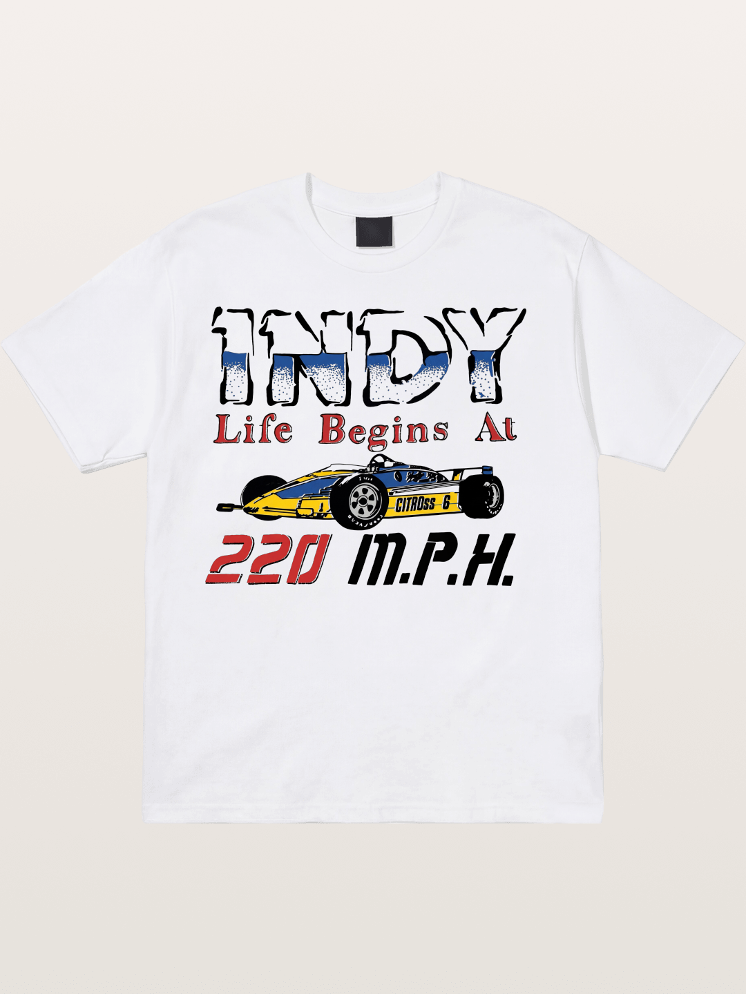 Indy 220 MPH Cotton T-shirt