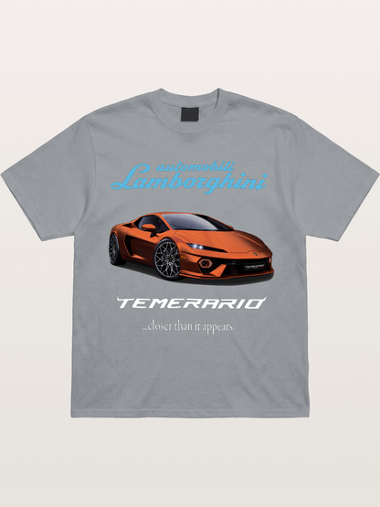 Lamborghini Temerario Orange Sports Car Gildan T-shirt