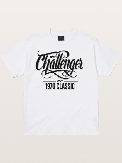 Retro Script Cotton T-shirt