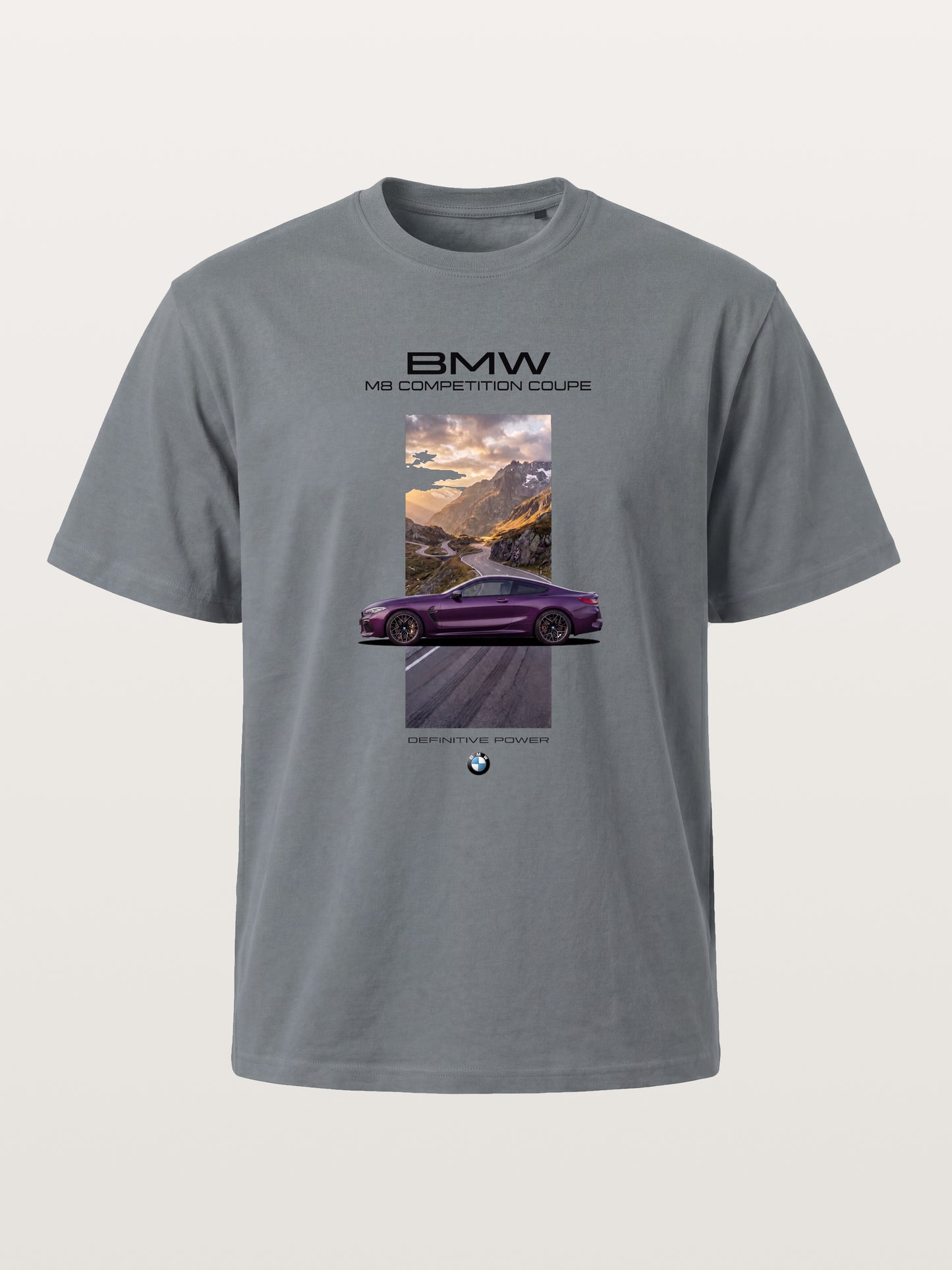 BMW M8 Mountain Road Artwork Cotton T-shirt
