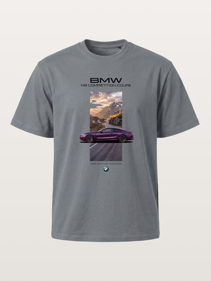 BMW M8 Mountain Road Artwork Cotton T-shirt